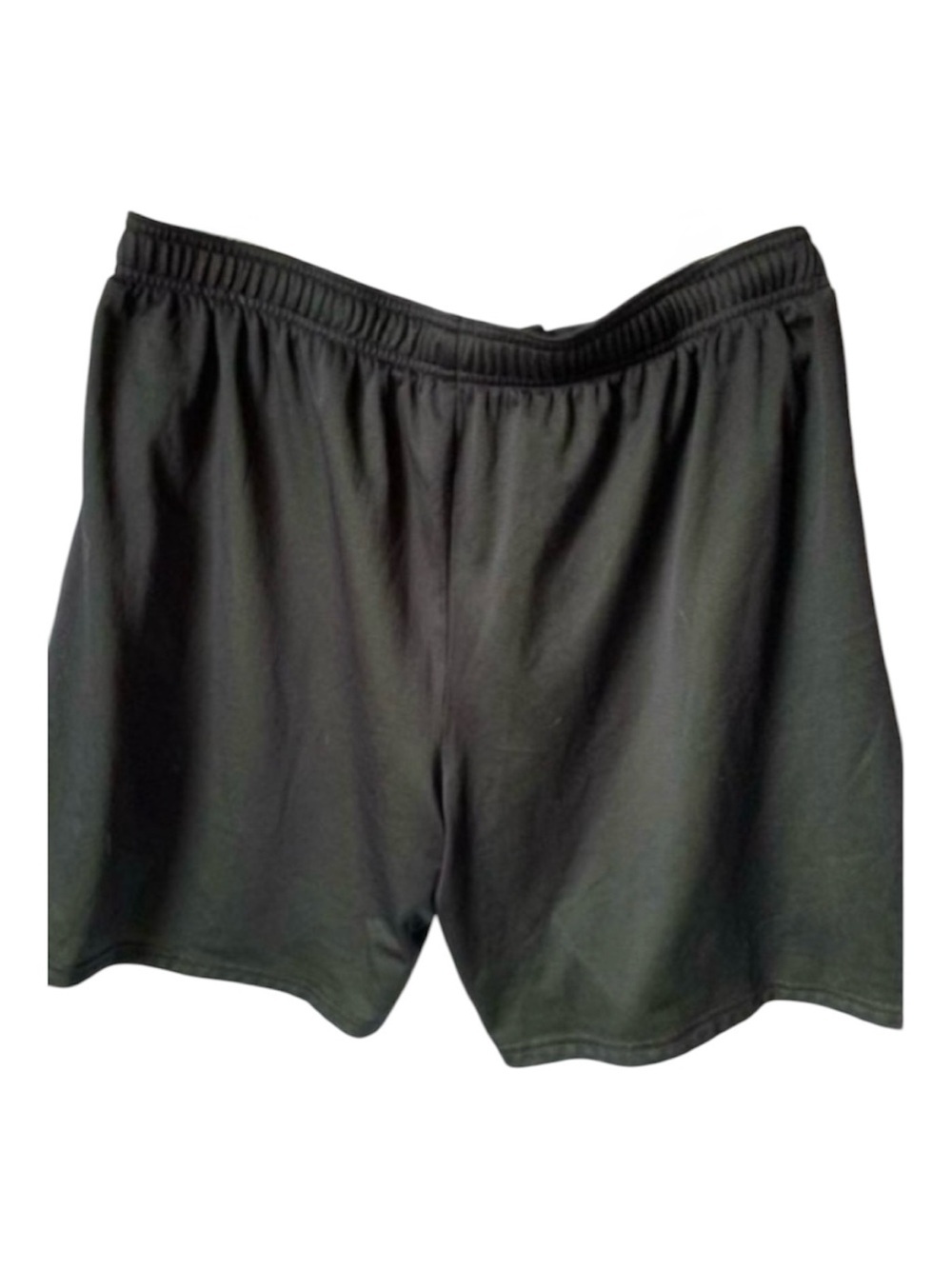 Men’s Black Athletic Running Shorts Neon Green Liner Drawstring Gym